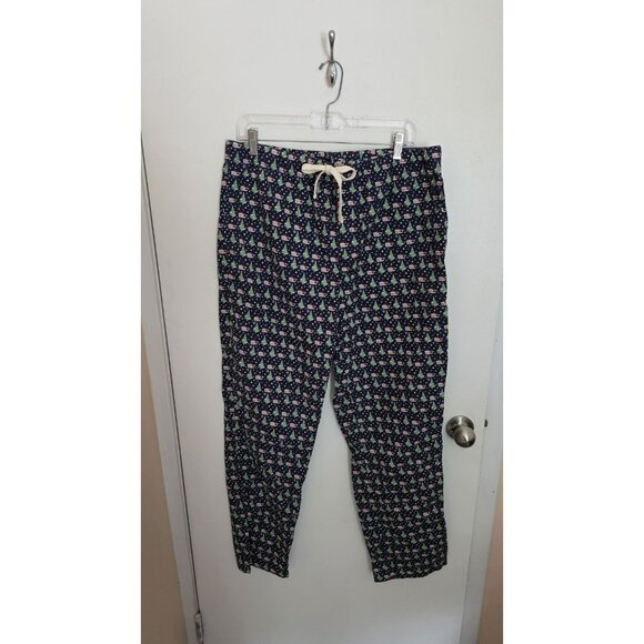 Vineyard Vines Pajama Pants Santa Whale Print Lounge Pants Mens Large 34wx30L - Picture 1 of 9